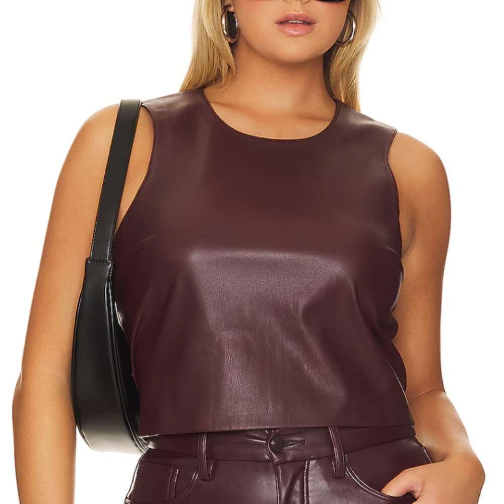 Good American Leather Top